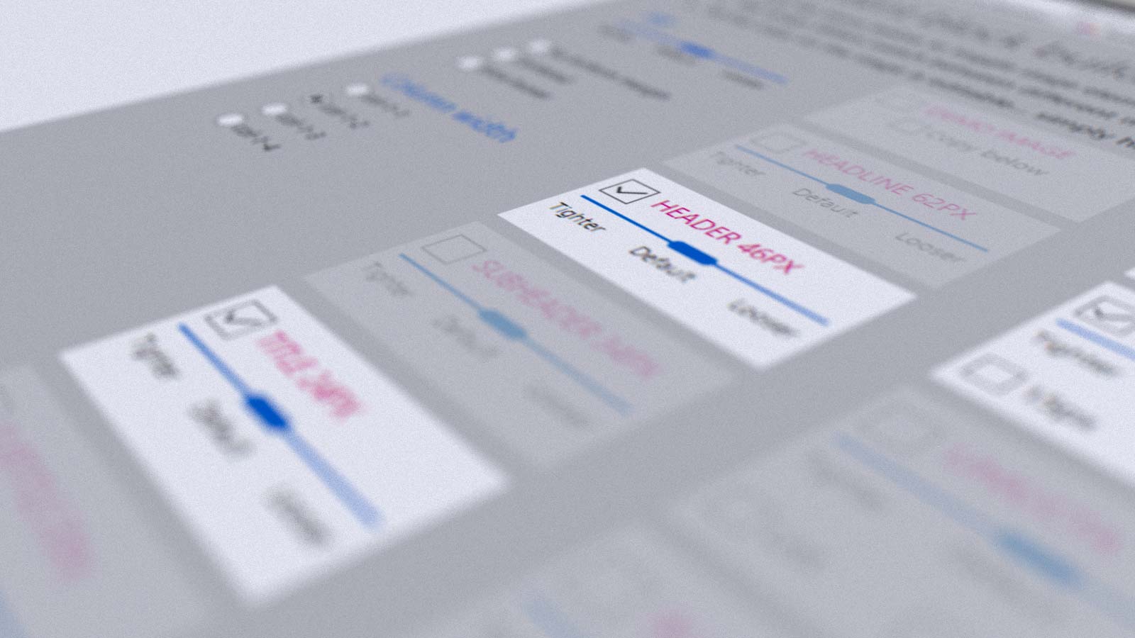 A UI interface